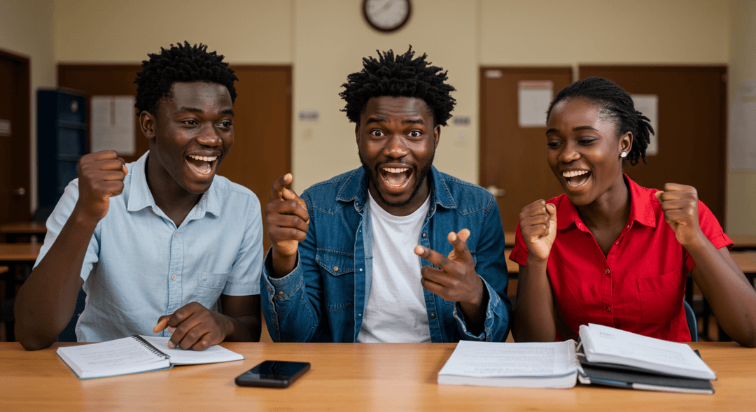 Enthusiastic young creator celebrating success in collaborative environment